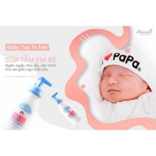 HANAYUKI - Sữa tắm gội thảo dược Hana baby top to toe wash