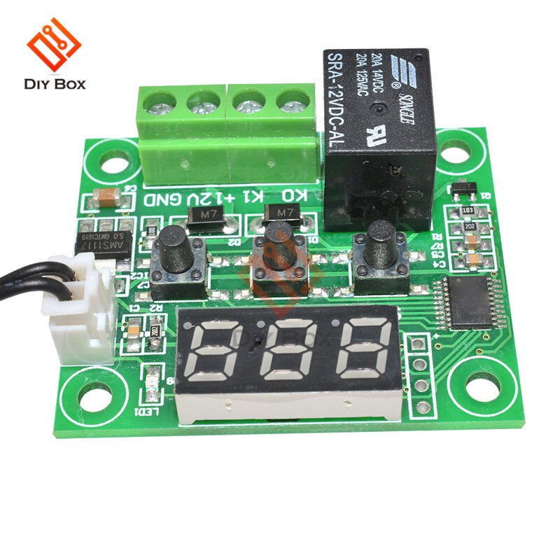 W1209 Red LED Digital Thermostat Temperature Control Thermometer Thermo Controller Switch Module DC 12V Waterproof NTC Sensor | BigBuy360 - bigbuy360.vn
