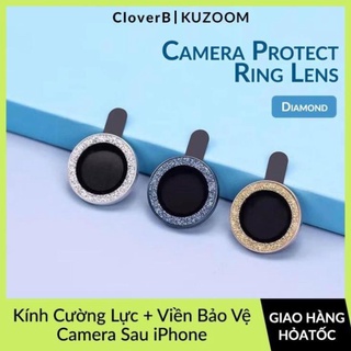 Kính Bảo Vệ Camera Kim Cương Dành Cho iPhone 12Pro - 12Pro Max Chính Hãng Kuzoom - Chống Bụi Và Mờ Camera