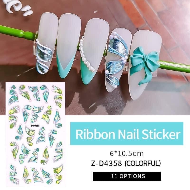 Sticker 5D,hình dán trang trí móng nail