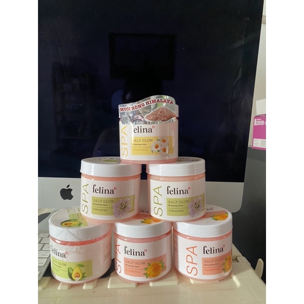 Felina Muối Tắm Felina Salt Chamomile Tẩy Tế Bào Da 500g