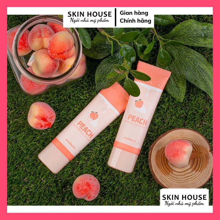 (CHÍNH HÃNG) Kem Đào Coringco Peach -  Kem Đào Dưỡng Trắng Nâng Tông Da Coringco Peach Whipping Tone Up Cream 50ml