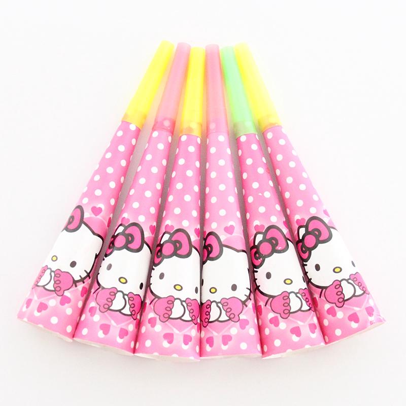 Hello Kitty Đĩa Giấy Trang Trí Tiệc Sinh Nhật Cho Bé