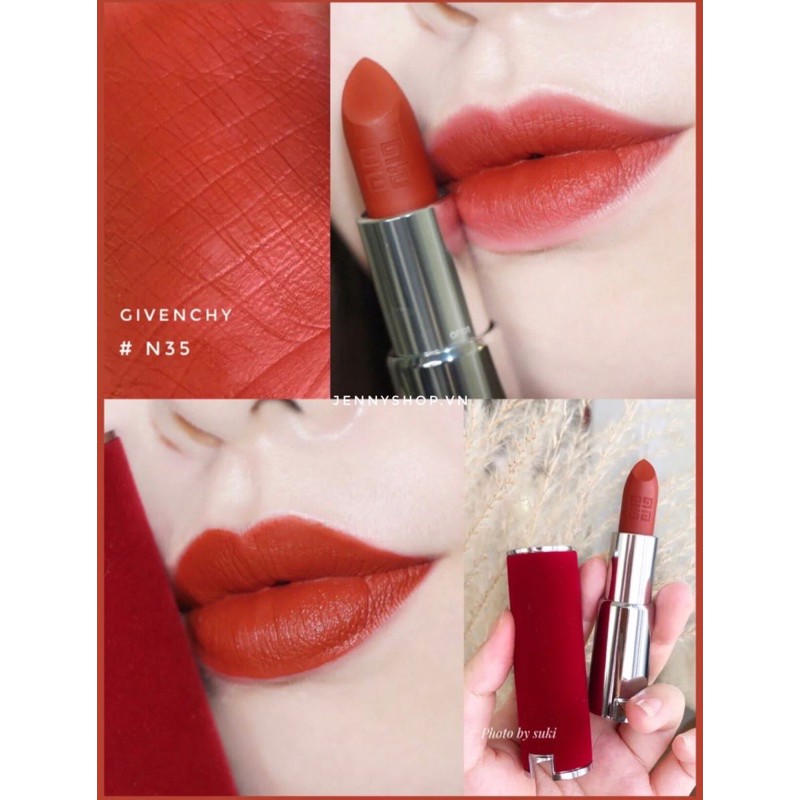 Son Givenchy Le Rouge Deep Velvet Limited Full size_Hàng Chính Hãng