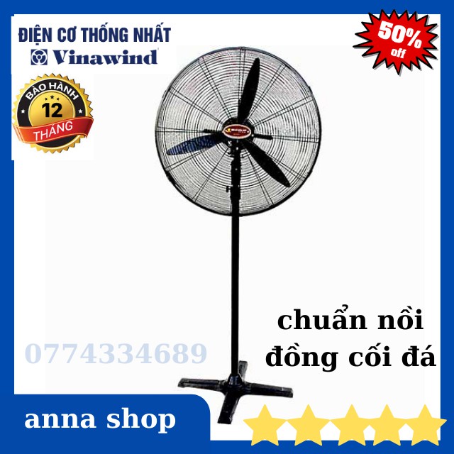 [ HÀNG CHÍNH HÃNG ] Quạt cây công nghiệp Vinawind QĐ-650 - Sải cánh 65cm, công suất 180W-Quạt chắc -khỏe- BH 12t