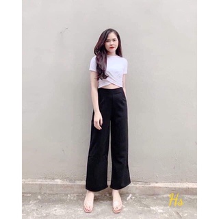 Áo croptop xoắn eo HS6
