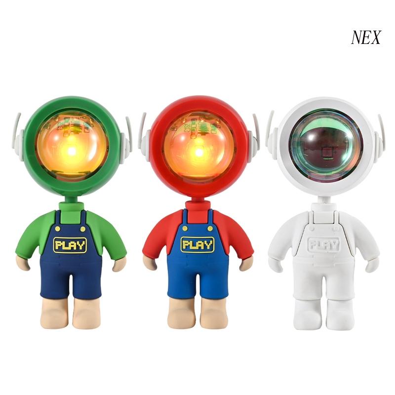 Đèn Chiếu 360 Độ Hình Hoàng Hôn Sáng Tạo° Đèn Ngủ Xoay Hình Phi Hành Gia Mario Trang Trí Phòng