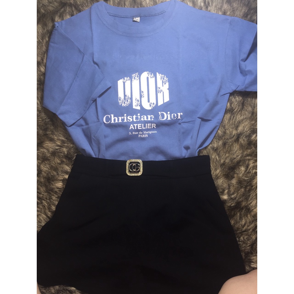 áo thun nam nữ in chữ dìo, áo phông unisex from rộng chất cottong mát mịn thấm hút mồ hôi cao