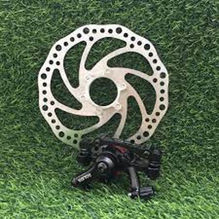 bộ phanh đĩa xe đạp 160mm bắt ốc