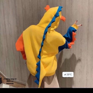 Áo nỉ khủng long có đuôi -HS-T