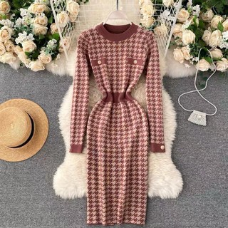 ĐẦM LEN ÔM DÁNG DÀI