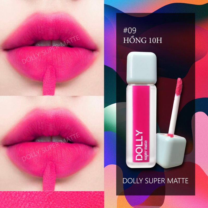  HỒNG 10  SON DOLLY SUPER MATTE HOT TREND 2021