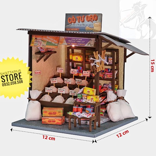Mô Hình Lắp Ráp Tiệm Gạo Tí Hon - AD06