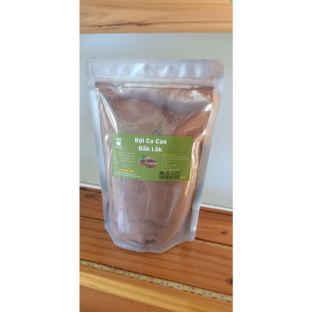 Bột cacao nguyên chất Đăk Lăk túi 500g