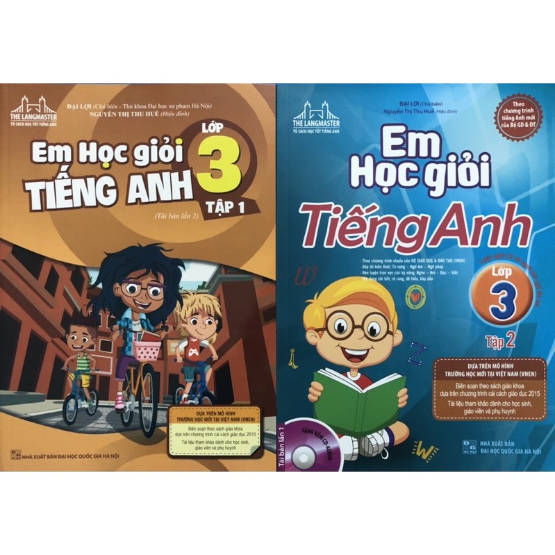 Sách - Em học giỏi tiếng anh lớp 3 (Combo 2 tập)