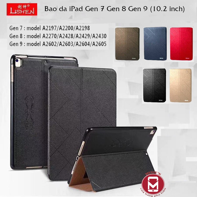 Bao Da Lishen iPad Gen 7 Gen 8 Gen 9 (10.2 inch) TPU Nhiều Màu Giá Rẻ