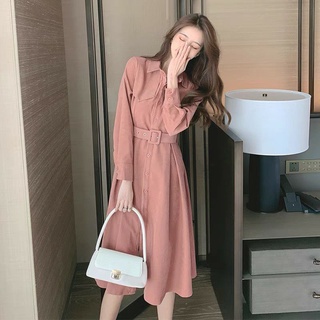 Đầm xoè fredy dáng midi kèm đai cực xinh v221