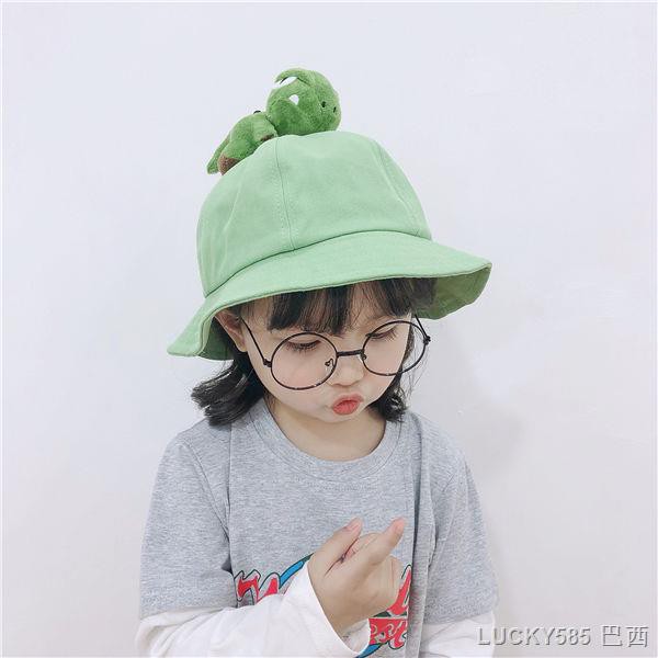 Nón tai bèo họa tiết khủng long hoạt hình phong cách Hàn Quốc thời trang xuân hè cho bé