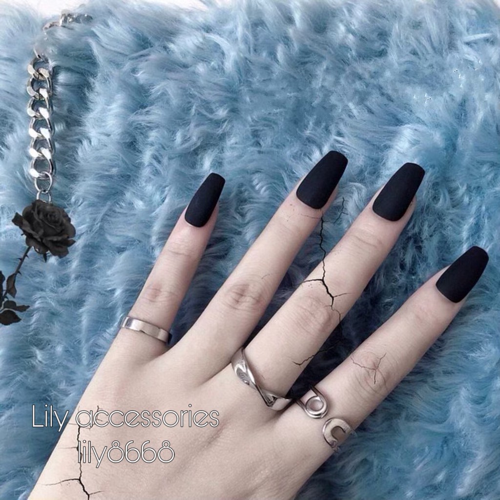 Smooth Ring titan trơn phong cách Hip Hop cho nam nữ nhẫn không gỉ không đen Unisex