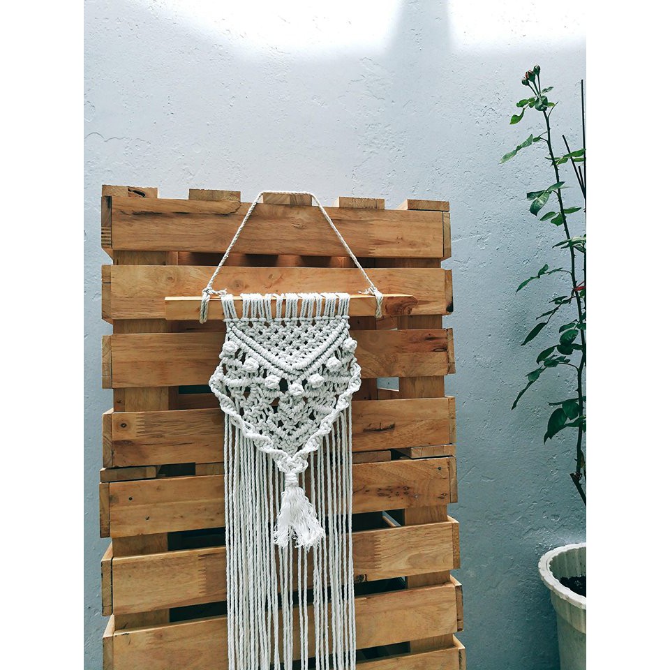 Macrame treo tường mini