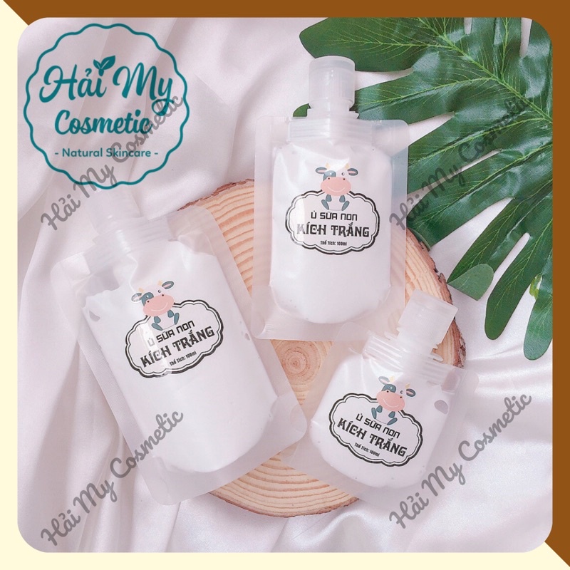 Ủ Sữa Non Dưỡng Trắng Da Độc Quyền Hải My Cosmetic - Bột thiên nhiên