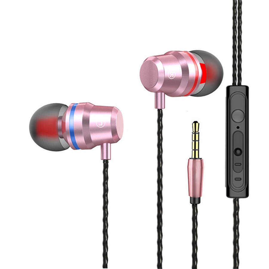 Tai Nghe Nhét Tai Jack 3.5mm Bass Trầm Có Micro Tiện Dụng