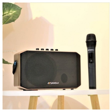 Loa Karaoke Mini Sansui  SA1-05 Hàng Chính Hãng, Loa Bluetooth Công Suất Lớn Âm Thanh Cực Hay + Tặng 1 Micro Hút Â