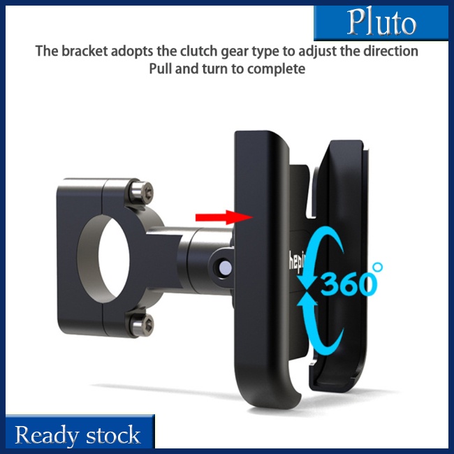 Mới Giá Đỡ Điện Thoại Gps Gắn Tay Lái Xe Máy / Xe Đạp Tiện Dụng