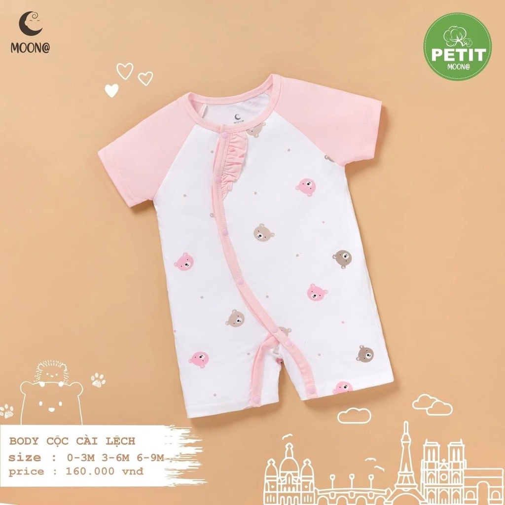 [ CHÍNH HÃNG ] Moon@ -  Body cộc Moon petit/ Lil Little Love cho bé 3-9kg