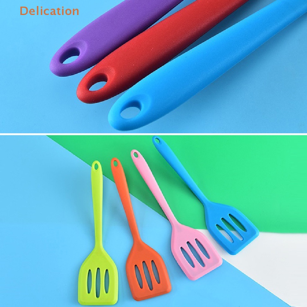 [Delication] 1PC Silicone Kitchen Utensil Shovel Slotted Turner Cooking Tool Spatula