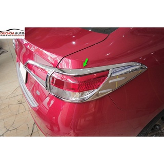 Ốp đèn pha hậu xe vios 2019 - 2020 - 2021 mạ crom