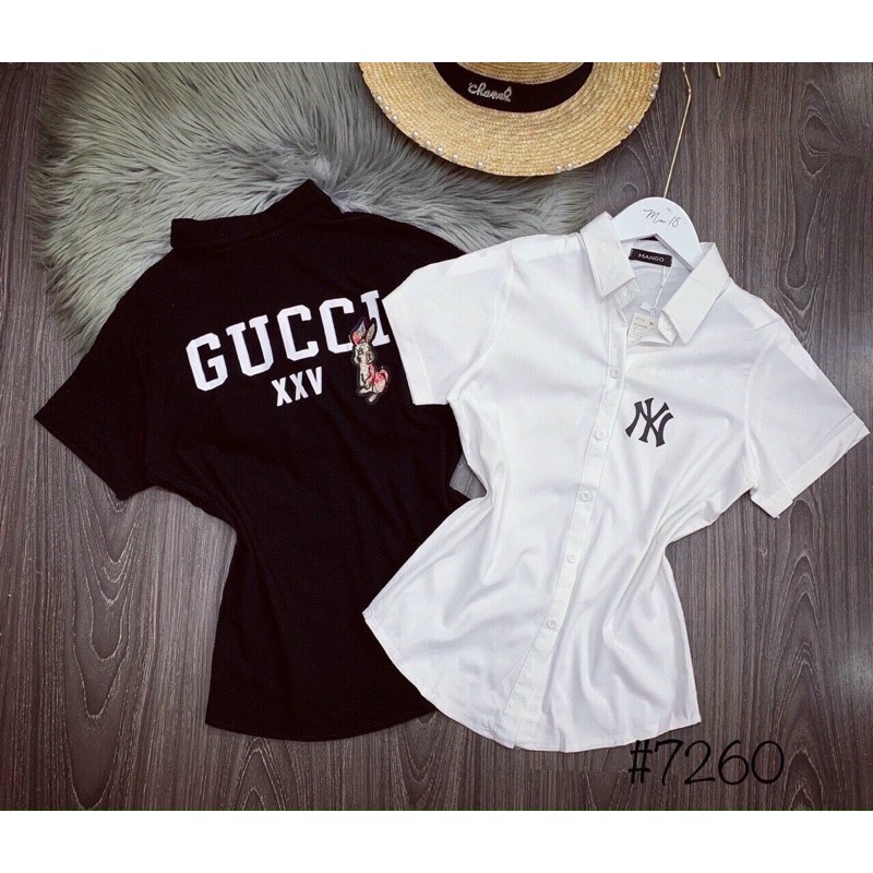 Áo sơ mi Gucci in tay ngắn giá rẻ | BigBuy360 - bigbuy360.vn