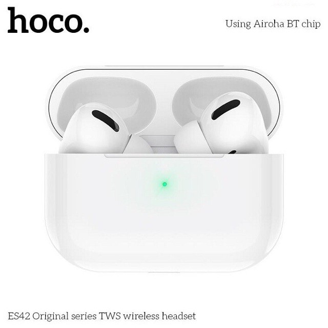 Tai Nghe Bluetooth Hoco ES42 / Lanex LEP-W20, BT V5.0 - Hỗ trợ sạc không dây, Đổi Tên, Định Vị, Pop-up trên iPhone