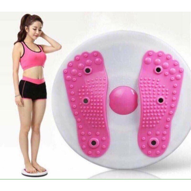 Thiết bị tập thể dục Đĩa Xoay Xoắn eo Tập Thể dục 360 độ twist massage chân tại nhà - Thiết bị giảm eo - Massage chân