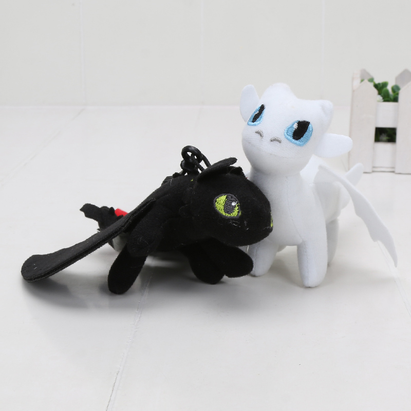 Móc khóa thú nhồi bông hình nhân vật hoạt hình How to Train Your Dragon dễ thương cỡ 15cm