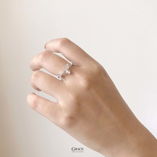 Nhẫn bạc Grace - Serena