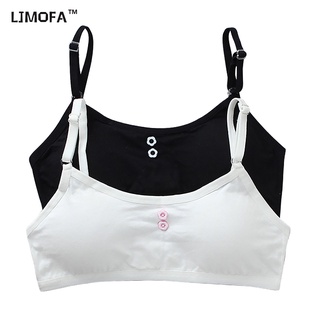 LJMOFA KIDS Chuyển Áo Ngực Không Gọng Thép Có Đệm Ngực Tháo Rời Được Màu Kẹo Dành Cho Nữ Sinh Trung Học 8-16 Tuổi Bán Buôn