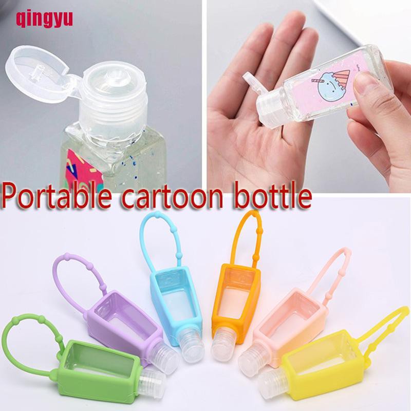1 Chai Silicone Đựng Mỹ Phẩm Khi Tắm Họa Tiết Hoạt Hình