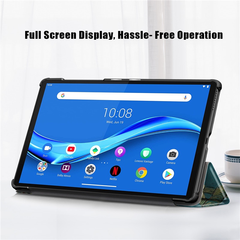 For Lenovo TAB M10 Plus 10.3 TB-X606F 2020 TB-X606 M10 HD 2nd TB X306 X306F 10.1 ''Tablet case with folding lid magnet tablet