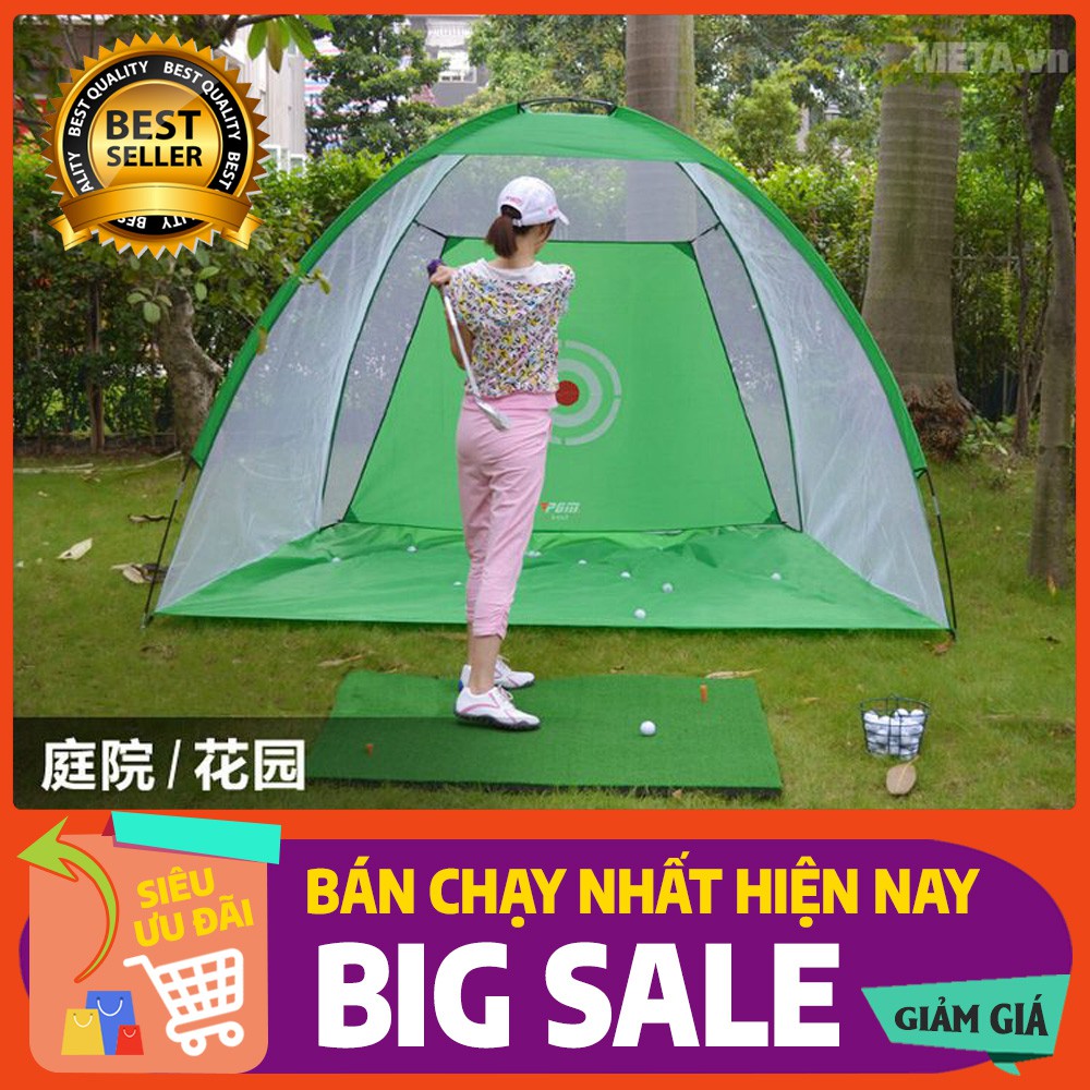 [Mã SR11JUNE5 giảm 20K đơn 50K] Bộ lưới tập Golf di động 2m x 1.4m chính hãng PGM LXW002