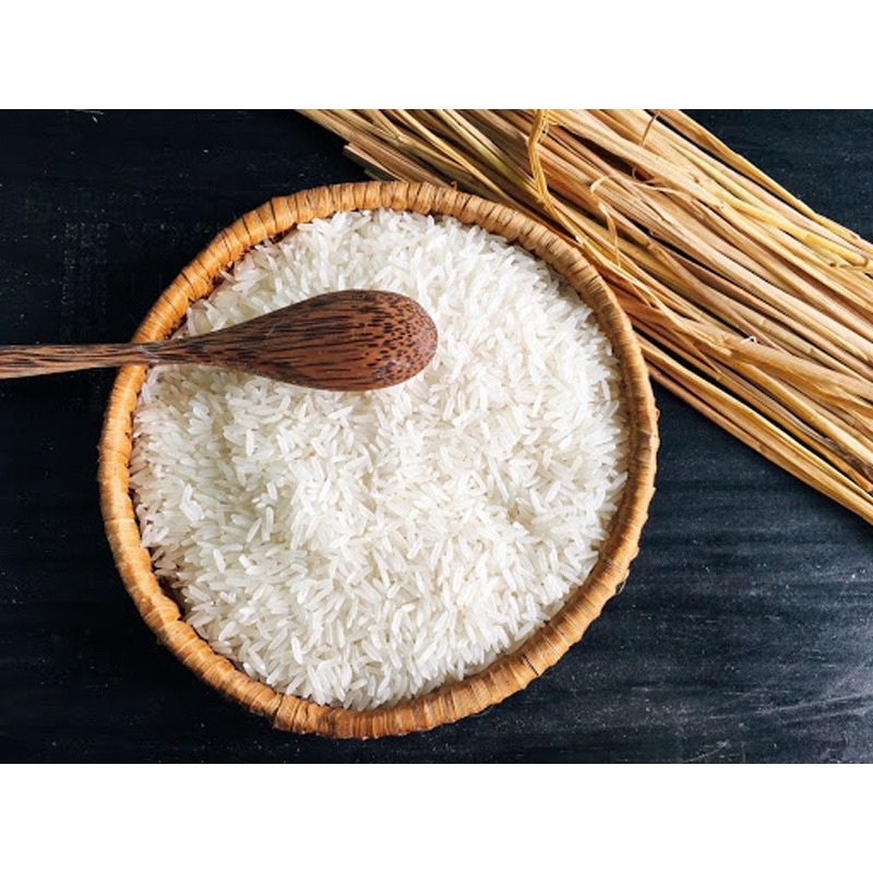 Gạo hữu cơ hoa sữa ST25 , gạo tấm Jasmine thơm ngon cho bé ăn dặm - 1 kg