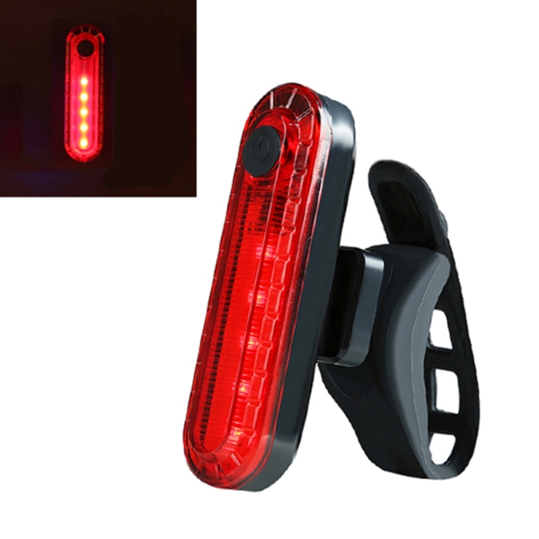 Đèn LED đuôi xe đạp cảnh báo an toàn có thể sạc được nhiều lần B