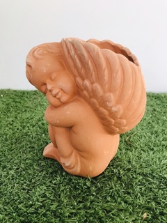 Chậu đất nung thiên thần - cao 17cm