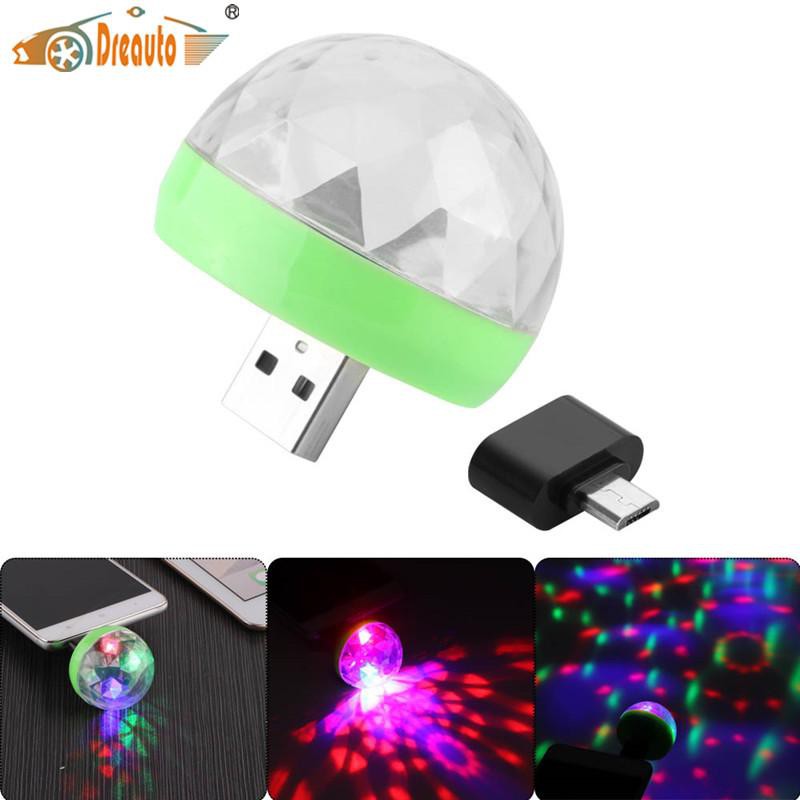 Bóng đèn Led vũ trường 7 màu mini cảm ứng nháy theo nhạc
