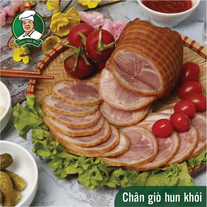 Chân giò hun khói Ông già IKA 500g