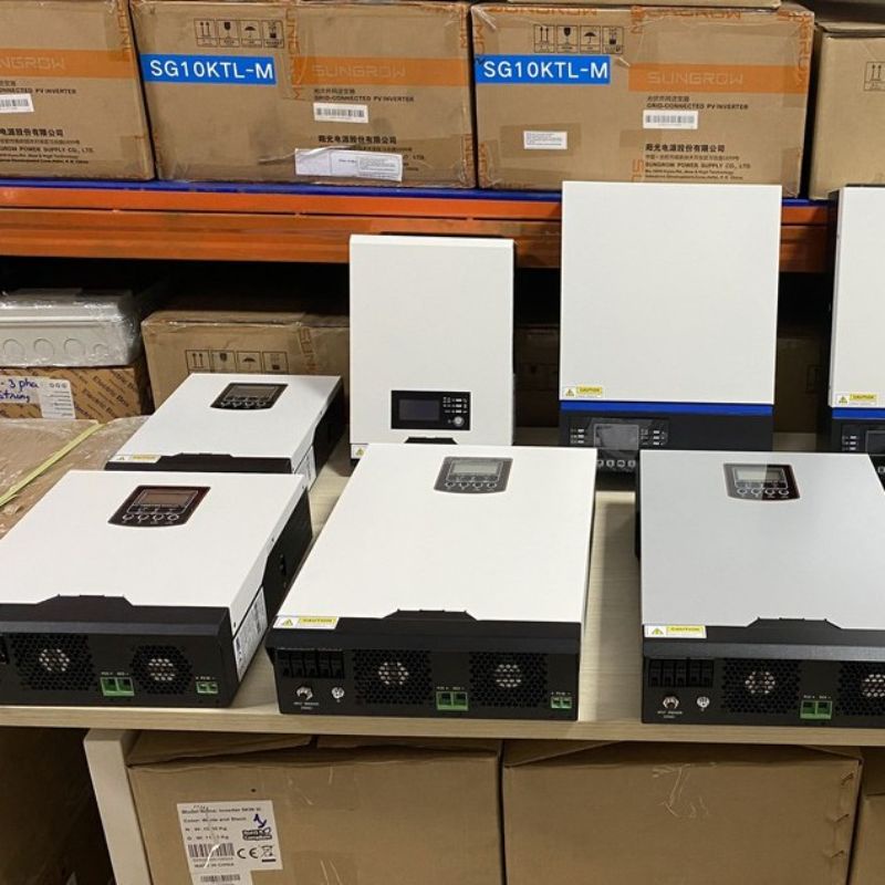 Kích inverter 3 trong 1/ 24v/ 2kw. vontrnic. độc lập nối lưới