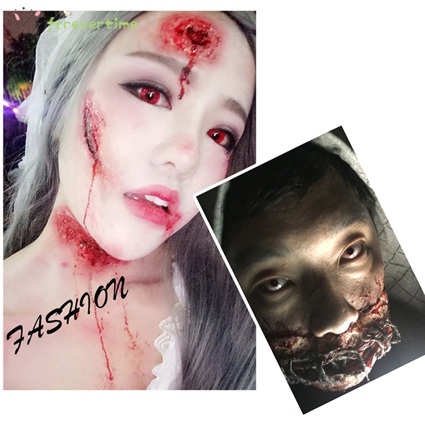 ✨trang điểm✨ Halloween Fancy Dress Fake Scar Wound Skin Wax Body Face Painting Make Up  | BigBuy360 - bigbuy360.vn