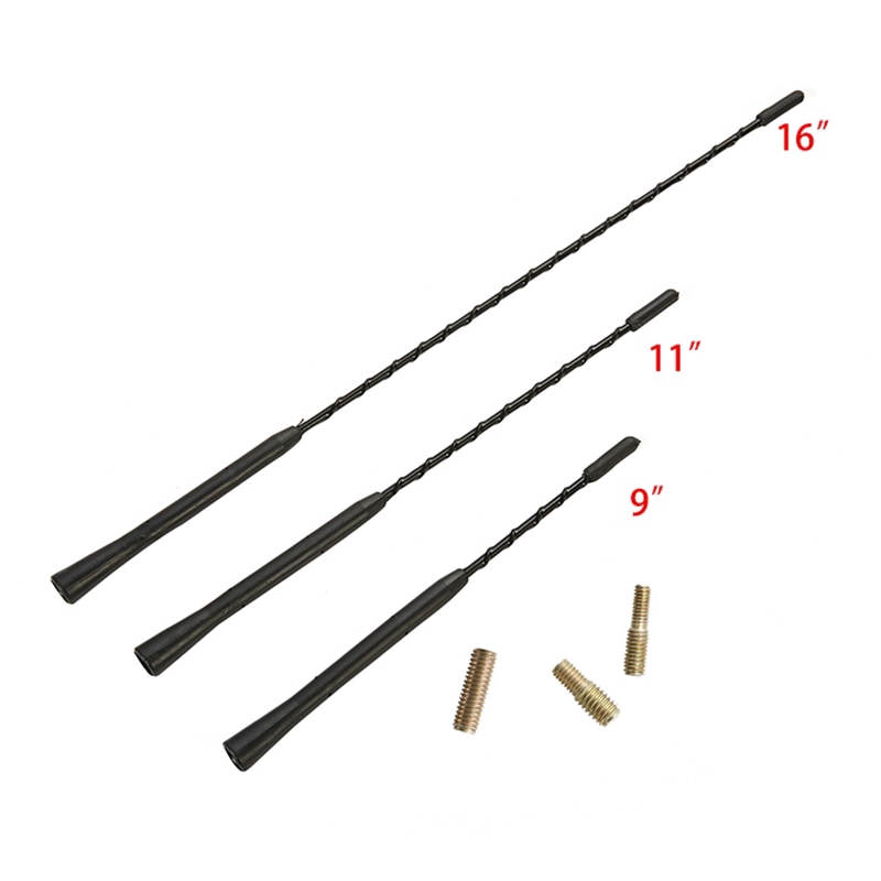 Juwan Ăng Ten Khuếch Đại Tín Hiệu fm / am 9 / 11 / 16 inch Kèm Ba Vít Cho Xe Hơi