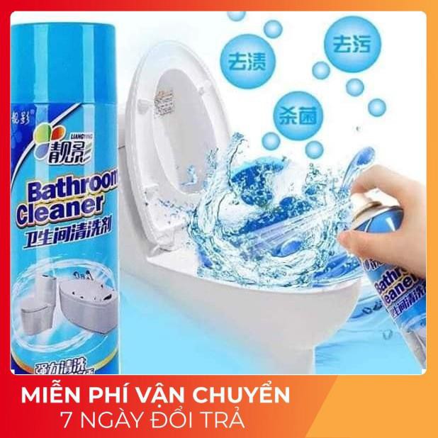 Chai Xịt Bọt Tuyết Nano Bạc Vệ Sinh Nhà Tắm, Nhà Bếp, Xoong Nồi, Chậu Rửa Bathroom Cleaner 500ml