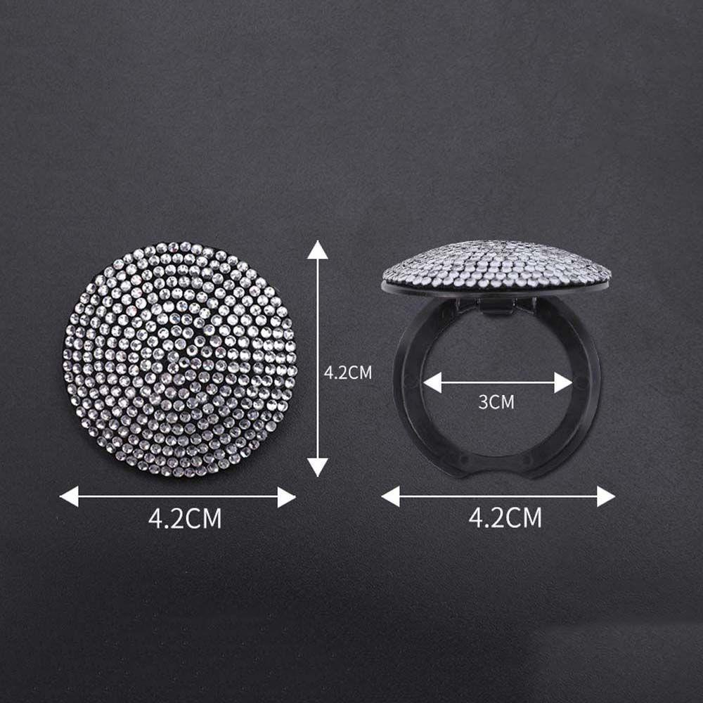 Vỏ Bọc Nút Khởi Động Chống Trầy Hình Vòng Nhẫn 3D Trang Trí Nội Thất Xe Hơi